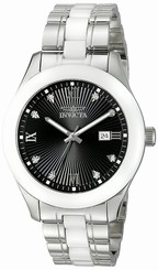 Invicta Watches : 18153 Black Dial Ceramic Band Men Watch