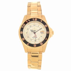 Invicta Watches : 18244 Champagne Dial Fixed Gold-plated With A Black Top Ring Band Women Watch