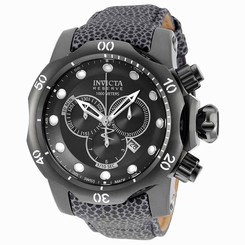 Invicta Watches : 18304 Quartz Chronograph Date Grey Leather Men Watch