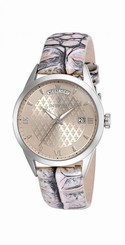 Invicta Watches : 18468 Beige Dial Leather Band Women Watch