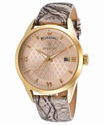 Invicta Watches : 18473 Quartz Analog Date Beige Leather Women Watch