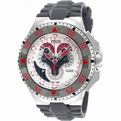 Invicta Watches : 18561 Silver Dial Silicone Men Watch