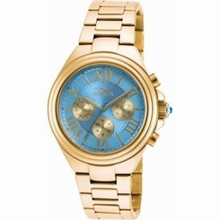 Invicta Watches : 18750 Blue Dial Stainless Steel Women Watch