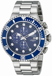 Invicta Watches : 18907 Blue Dial Stainless Steel Band Men Watch