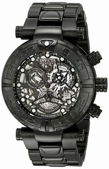 Invicta Watches : 18997 Black Dial Stainless Steel Band Men Watch