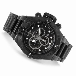 Invicta Watches : 19164 Black Dial Stainless Steel Band Men Watch