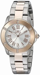 Invicta Watches : 19257 Silver Dial Stainless Steel Band Women Watch