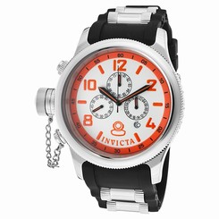 Invicta Watches : 1928 Quartz Chronograph Day Date Black Polyurethane Men Watch