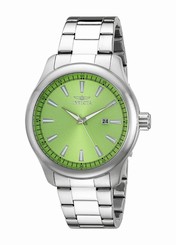 Invicta Watches : 19445 Green Dial Stainless Steel Band Men Watch