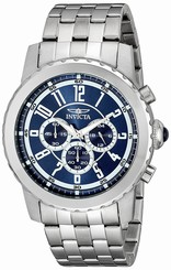 Invicta Watches : 19464 Blue Dial Stainless Steel Band Men Watch