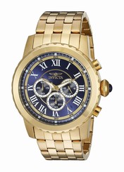 Invicta Watches : 19468 Blue Dial Stainless Steel Band Men Watch