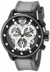 Invicta Watches : 19622 Quartz Chronograph Date Grey Nylon and Polyurethane Men Watch