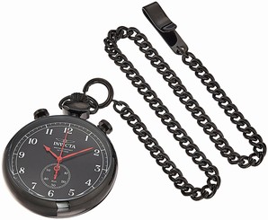 Invicta Watches : 19674 Black Dial Stainless Steel Band Men Watch