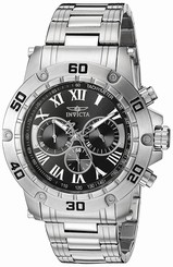 Invicta Watches : 19696 Black Dial Chronograph Men Watch