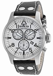 Invicta Watches : 19750 Quartz Chronograph Date Leather Men Watch