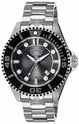 Invicta Watches : 19800 Grey Dial Stainless Steel Band Men Watch