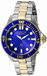 Invicta Watches : 19816 Blue Dial Stainless Steel Band Women Watch