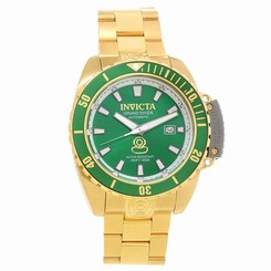 Invicta Watches : 19869 Green Dial Rotating Bezel Men Watch