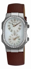 Philip Stein Watches : 1D-F-CMOP-CBR Swiss Quartz Stainless Steel Women Watch