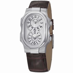 Philip Stein Watches : 1N-FW-ACHS Quartz Silver Dial Leather Women Watch
