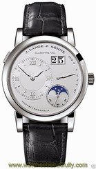 A. Lange & Sohne 109.025 Lange 1 Moonphase 38.5mm Platinum NEW Ret: $57,700