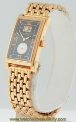 A. Lange & Sohne Cabaret RARE 18k Rose Gold on bracelet gent's watch.