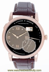 A. Lange & Sohne Grande Lange 1 Rose Gold Men's Power Reserve Big Date Watch 115