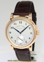 A. Lange & Sohne 1815 Manual Wind 40mm 18k Rose Gold Mens Watch NOS 233.032
