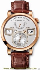 A. Lange & Sohne 140.032 Zeitwerk 41.9mm 18kt Rose Gold Brand NEW Ret: $76,200