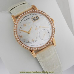 A. Lange & Sohne Little Lange 1 Soiree 36.1mm 813.047 Rose Gold NEW Ret: $54,600