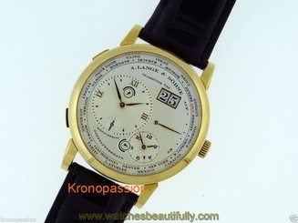 A.Lange & Sohne Lange 1 Timezone 18K Yellow Gold Ref.116.021