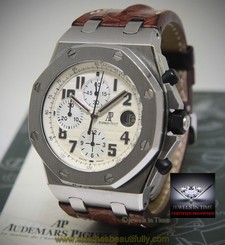 Audemars Piguet Royal Oak Offshore Safari Chronograph Watch Box/Papers 26170ST 845960053853