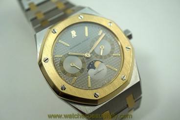AUDEMARS PIGUET ROYAL OAK 25594 DAY DATE MOONPHASE AUTOMATIC SS/18K 1980'S