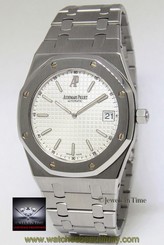 Audemars Piguet Royal Oak 39mm Extra-Thin Steel Silver Dial Mens Automatic Watch