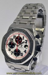 Audemars Piguet Royal Oak Offshore SS Panda Chronograph Watch Box/Papers 26170ST