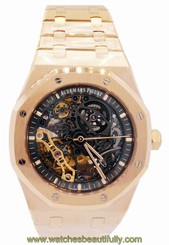 Audemars Piguet Royal Oak DOUBLE BALANCE WHEEL OPENWORKED Skeleton 15407or 41mm