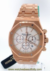 Audemars Piguet Royal Oak Rose Gold 41mm Chronograph 26320or