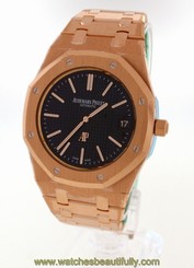 Audemars Piguet Royal Oak Ultra Thin 15202OR.OO.1240OR.01 Rose Gold Blue