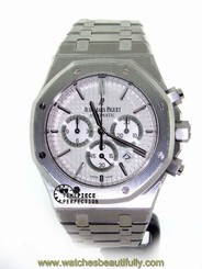 Audemars Piguet Royal Oak Chronograph 41mm Silver 26320st Automatic Watch