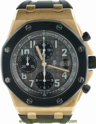 Mens Audemars Piguet Royal Oak Offshore 18K Rose Gold Watch 26178OK.OO.D002CA.01