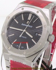Audemars Piguet Royal Oak Steel Watch Black Dial 41mm Case 15400ST.OO.1220ST.01 845960041546
