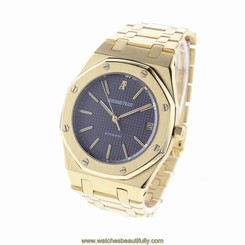 Audemars Piguet Royal Oak Rare Automatic 36mm Mens 18K Yellow Gold Watch 4100BA