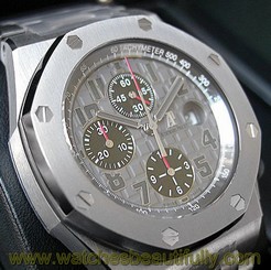 *NEW* AP AUDEMARS PIGUET ROYAL OAK OFFSHORE TITANIUM GREY BLACK DIAL BRACELET 845960059190