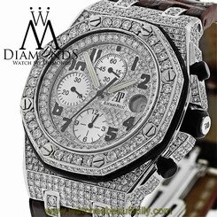 Audemars Piguet Royal Oak Offshore Chronograph Diamonds Luxury Mens Watch