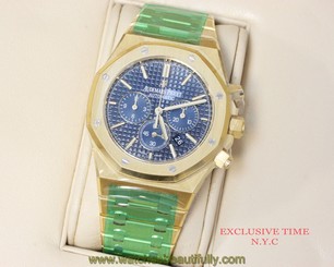 Audemars Piguet Royal Oak 41mm Yellow Gold BLUE DIAL 26320BA.OO.1220BA.02