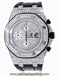 Audemars Piguet Royal Oak Offshore Chronograph Diamonds. Video inside.