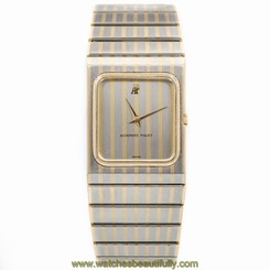 AUDEMARS PIGUET B69213 TWO TONE STAINLESS STEEL YELLOW GOLD MENS QUARTZ WATCH