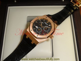 Audemars Piguet Royal Oak Dual Time Power Reserve Rose Gold 26120OR.OO.D002CR.01 845960001540