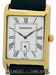 Audemars Piguet Edward Piguet 18k Yellow Gold Dress Watch White Roman Dial