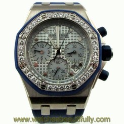 Audemars Piguet Royal Oak Offshore Ladies Chronograph With Diamond Bezel